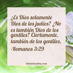 Explicación Romanos 3 29 Es Dios solamente Dios de los judíos No