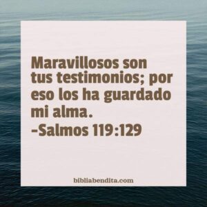 Explicación Salmos 119 129 Maravillosos son tus testimonios por eso