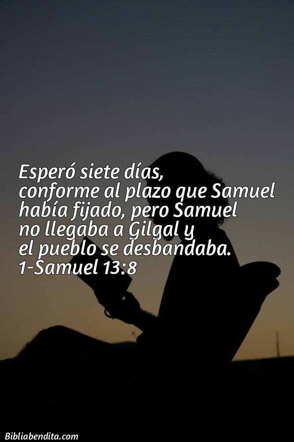 ¿Qué significa el Versículo 1 Samuel 13:8?, la importancia y los mensajes que podemos aprender con este versículo de la biblia. Explicación de Verso 1 Samuel 13:8 en la biblia