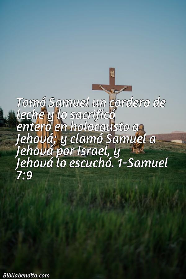 ¿Qué significa el Versículo 1 Samuel 7:9?, la importancia y las lecciones que podemos aprender de este versículo de la biblia. Explicación de Verso 1 Samuel 7:9 en la biblia