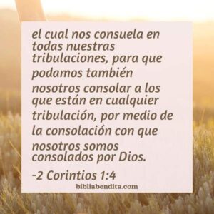 Explicación 2 Corintios 1:4. 'el cual nos consuela en todas nuestras ...