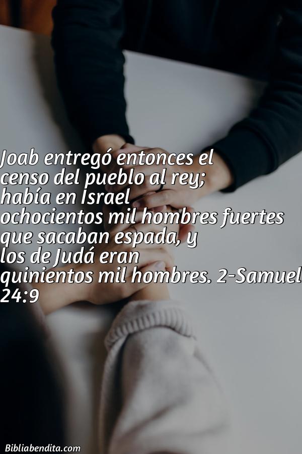 ¿Qué significa el Versículo 2 Samuel 24:9?, la importancia y  que podemos aprender de este versículo de la biblia. Explicación de Verso 2 Samuel 24:9 en la biblia
