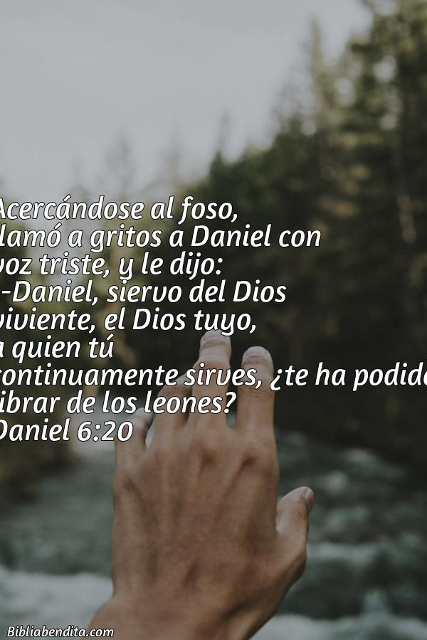 ¿Qué significa el Versículo Daniel 6:20?, su importancia y  que podemos conocer con este versículo de la biblia. Explicación de Verso Daniel 6:20 en la biblia
