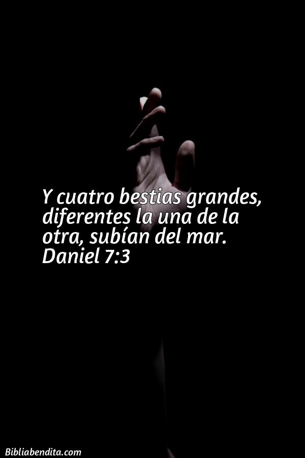 ¿Qué significa el Versículo Daniel 7:3?, su importancia y los mensajes que podemos conocer de este versículo de la biblia. Explicación de Verso Daniel 7:3 en la biblia
