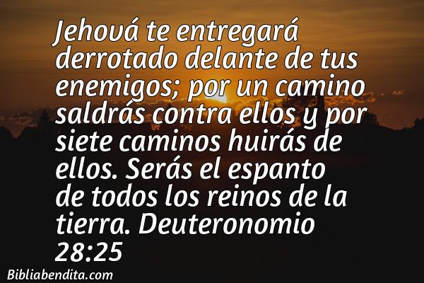 ¿Qué significa el Versículo Deuteronomio 28:25?, la importancia y las reflexiones que podemos conocer de este versículo de la biblia. Explicación de Verso Deuteronomio 28:25 en la biblia