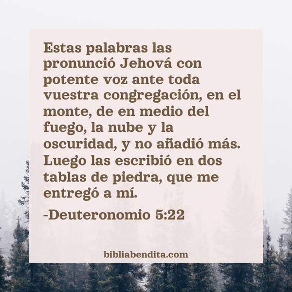 ¿Qué significa el Versículo Deuteronomio 5:22?, la importancia y los mensajes que podemos aprender con este verso de la biblia. Explicación de Verso Deuteronomio 5:22 en la biblia