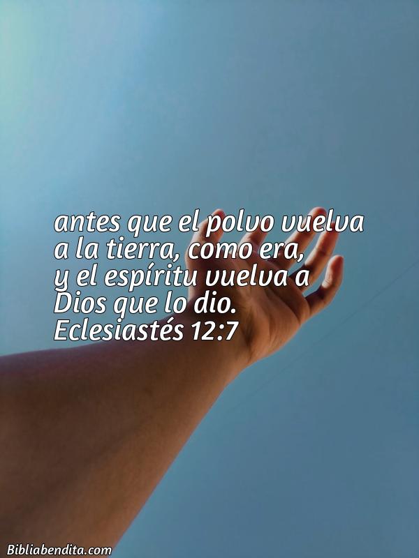 ¿Qué significa el Versículo Eclesiastés 12:7?, su importancia y las lecciones que podemos conocer de este verso de la biblia. Explicación de Verso Eclesiastés 12:7 en la biblia