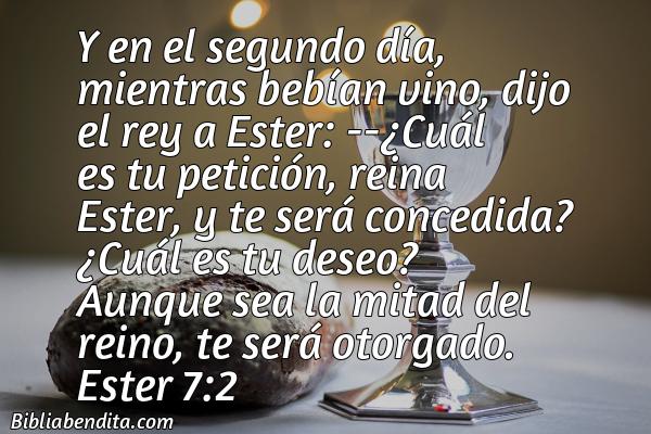 ¿Qué significa el Versículo Ester 7:2?, la importancia y las reflexiones que podemos conocer en este verso de la biblia. Explicación de Verso Ester 7:2 en la biblia