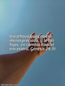 ¿Qué significa el Versículo Génesis 29:31?, su importancia y  que podemos conocer de este versículo de la biblia. Explicación de Verso Génesis 29:31 en la biblia