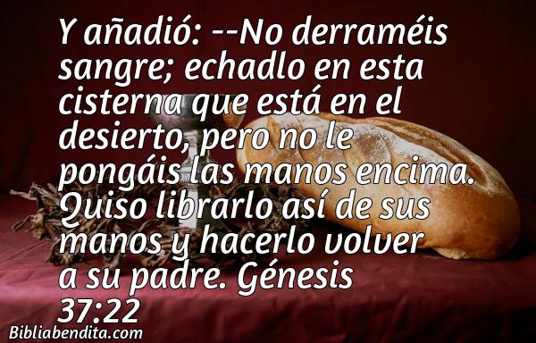 ¿Qué significa el Versículo Génesis 37:22?, su importancia y los mensajes que podemos aprender en este verso de la biblia. Explicación de Verso Génesis 37:22 en la biblia