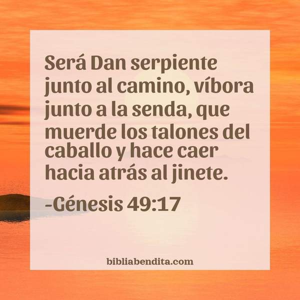 ¿Qué significa el Versículo Génesis 49:17?, su importancia y las lecciones que podemos aprender de este verso de la biblia. Explicación de Verso Génesis 49:17 en la biblia