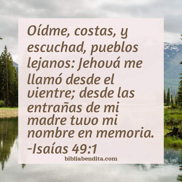 ¿Qué significa el Versículo Isaías 49:1?, la importancia y las lecciones que podemos conocer en este verso de la biblia. Explicación de Verso Isaías 49:1 en la biblia