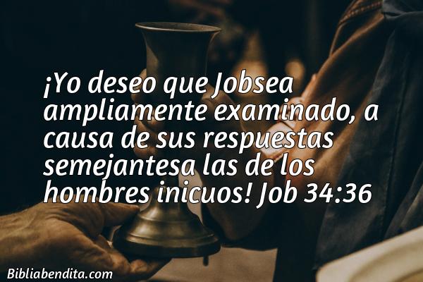 ¿Qué significa el Versículo Job 34:36?, la importancia y las lecciones que podemos conocer en este verso de la biblia. Explicación de Verso Job 34:36 en la biblia