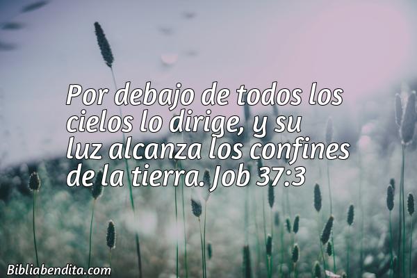 ¿Qué significa el Versículo Job 37:3?, su importancia y las lecciones que podemos aprender con este versículo de la biblia. Explicación de Verso Job 37:3 en la biblia