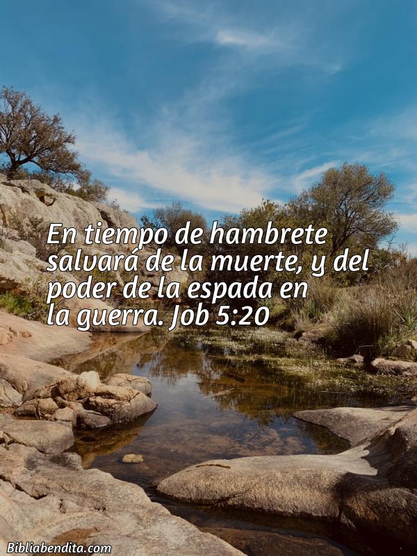¿Qué significa el Versículo Job 5:20?, su importancia y las enseñanzas que podemos conocer con este verso de la biblia. Explicación de Verso Job 5:20 en la biblia