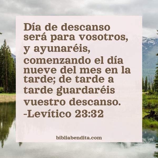 ¿Qué significa el Versículo Levítico 23:32?, la importancia y  que podemos conocer de este versículo de la biblia. Explicación de Verso Levítico 23:32 en la biblia