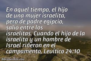 ¿Qué significa el Versículo Levítico 24:10?, la importancia y las reflexiones que podemos conocer con este verso de la biblia. Explicación de Verso Levítico 24:10 en la biblia