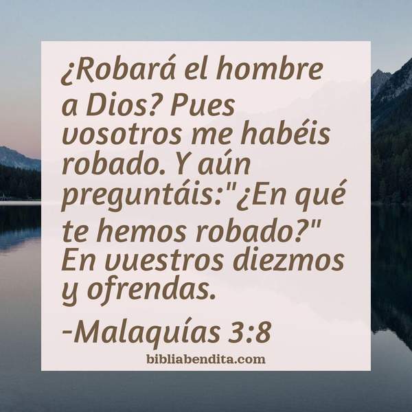 ¿Qué significa el Versículo Malaquías 3:8?, su importancia y las enseñanzas que podemos aprender de este versículo de la biblia. Explicación de Verso Malaquías 3:8 en la biblia