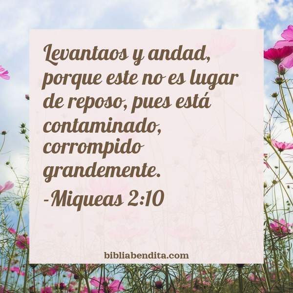 ¿Qué significa el Versículo Miqueas 2:10?, su importancia y las lecciones que podemos conocer con este verso de la biblia. Explicación de Verso Miqueas 2:10 en la biblia