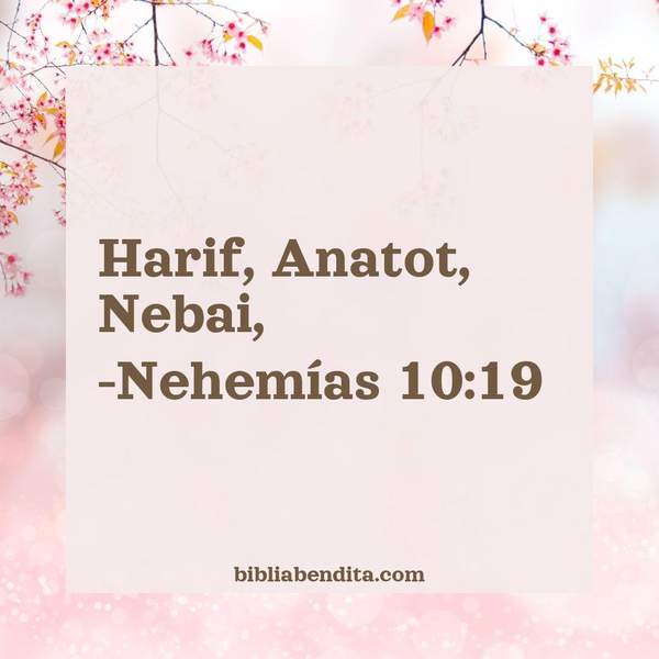 ¿Qué significa el Versículo Nehemías 10:19?, su importancia y los mensajes que podemos conocer de este versículo de la biblia. Explicación de Verso Nehemías 10:19 en la biblia