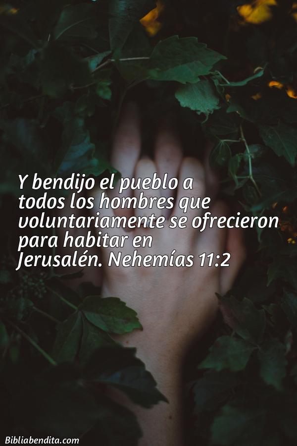 ¿Qué significa el Versículo Nehemías 11:2?, la importancia y las enseñanzas que podemos aprender con este verso de la biblia. Explicación de Verso Nehemías 11:2 en la biblia