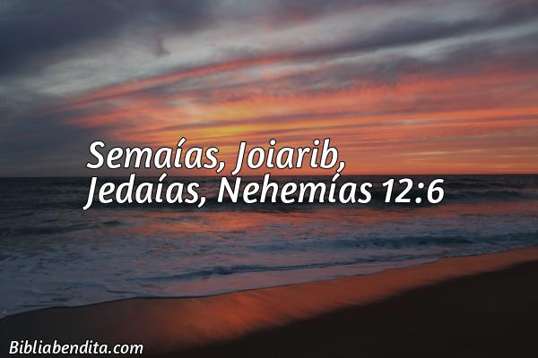 ¿Qué significa el Versículo Nehemías 12:6?, su importancia y las enseñanzas que podemos conocer en este versículo de la biblia. Explicación de Verso Nehemías 12:6 en la biblia