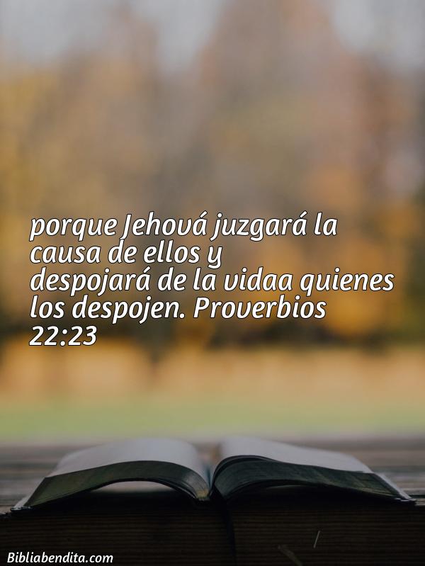¿Qué significa el Versículo Proverbios 22:23?, la importancia y las reflexiones que podemos aprender de este verso de la biblia. Explicación de Verso Proverbios 22:23 en la biblia