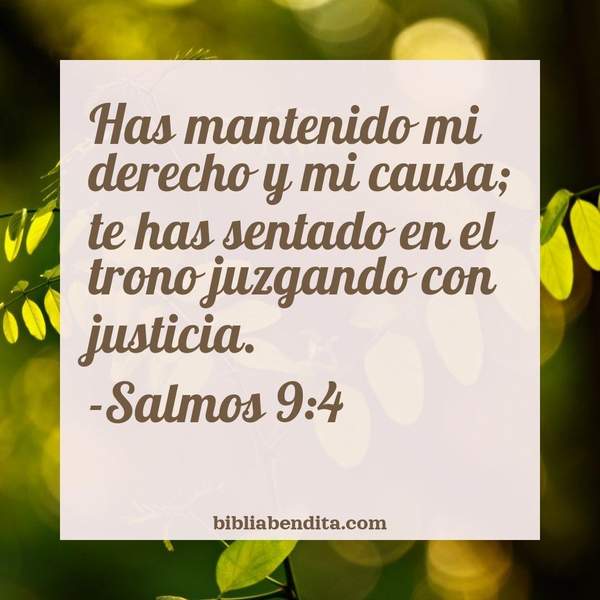 ¿Qué significa el Versículo Salmos 9:4?, la importancia y los mensajes que podemos conocer en este verso de la biblia. Explicación de Verso Salmos 9:4 en la biblia