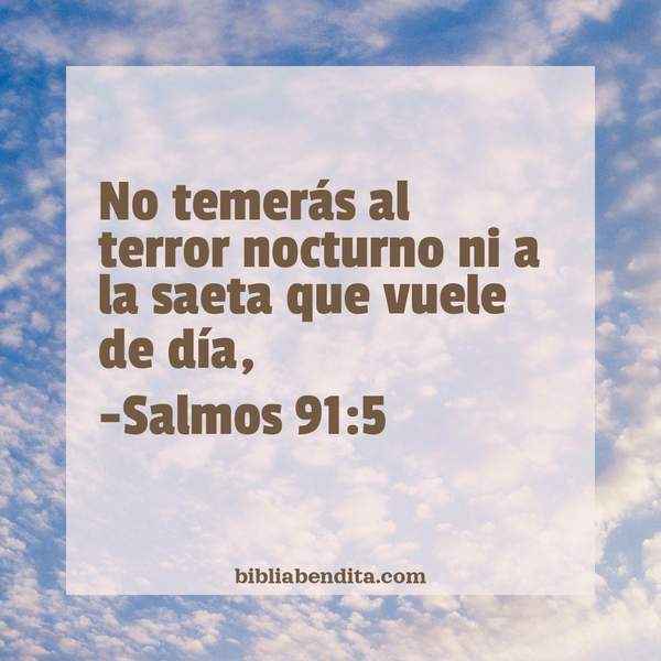 ¿Qué significa el Versículo Salmos 91:5?, su importancia y  que podemos conocer con este verso de la biblia. Explicación de Verso Salmos 91:5 en la biblia