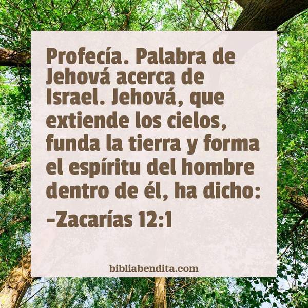 ¿Qué significa el Versículo Zacarías 12:1?, la importancia y los mensajes que podemos conocer de este verso de la biblia. Explicación de Verso Zacarías 12:1 en la biblia