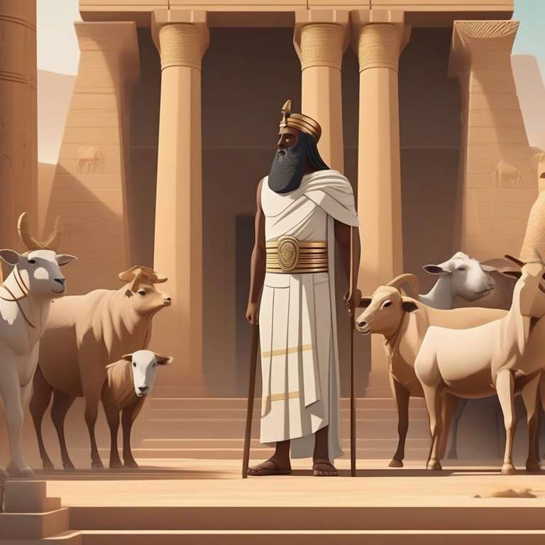 ¿Por qué Faraón le dio animales a Moisés?